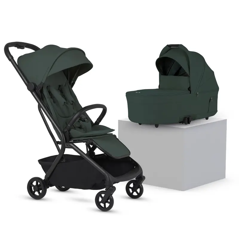 Silver Cross Nia Stroller With Carrycot In Conifer 1
