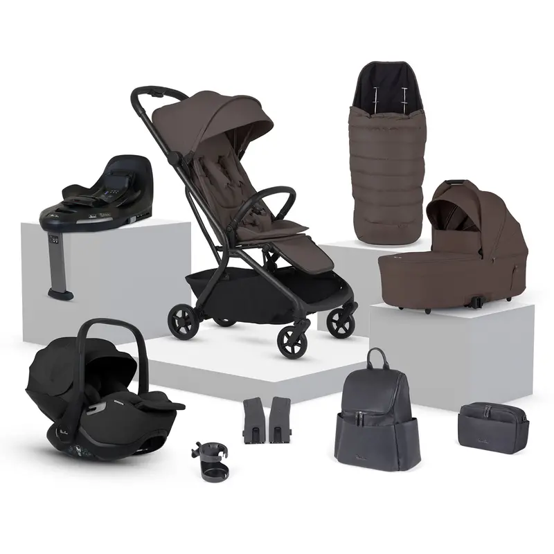 Silver Cross Nia Travel System With Accessories In Chocolate 1