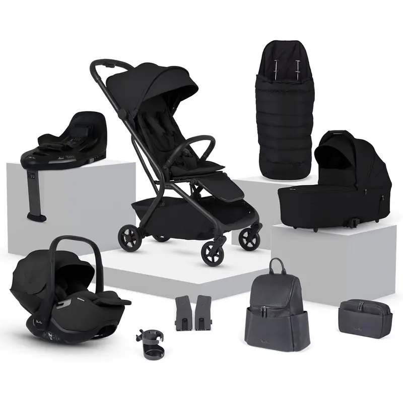 Silver Cross Nia Travel System With Accessories In Onyx 1