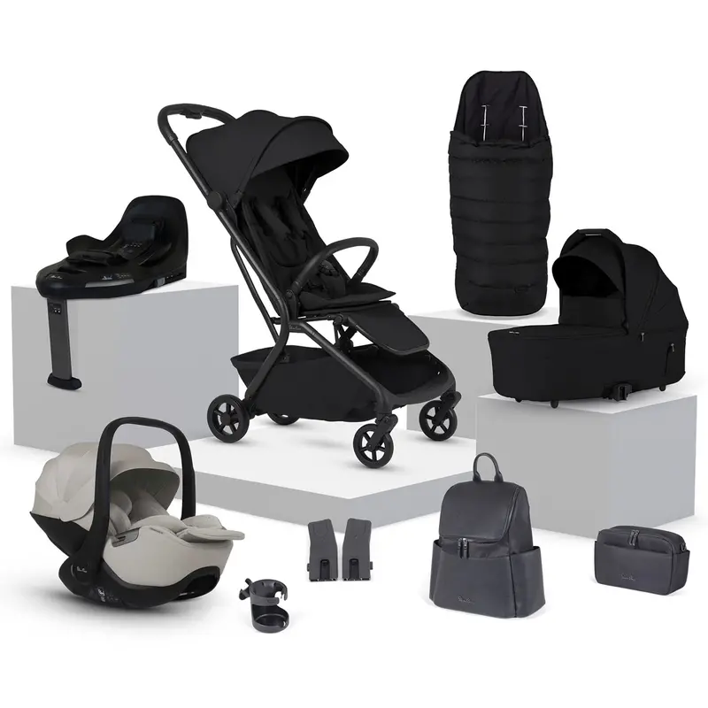 Silver Cross Nia Travel System With Accessories In Onyx 2