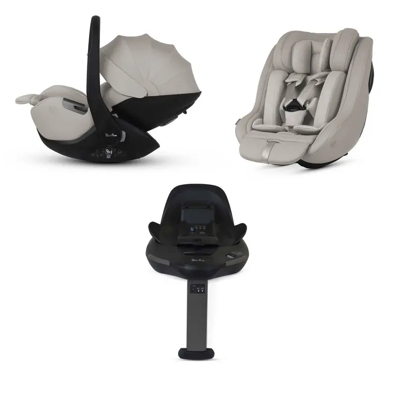 Silver Cross Plus 360 Family Bundle In Natural Taupe 1