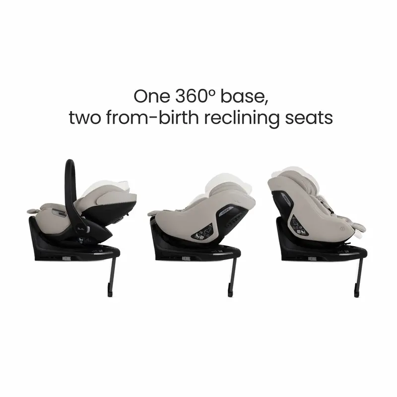 Silver Cross Plus 360 Family Bundle In Natural Taupe 2