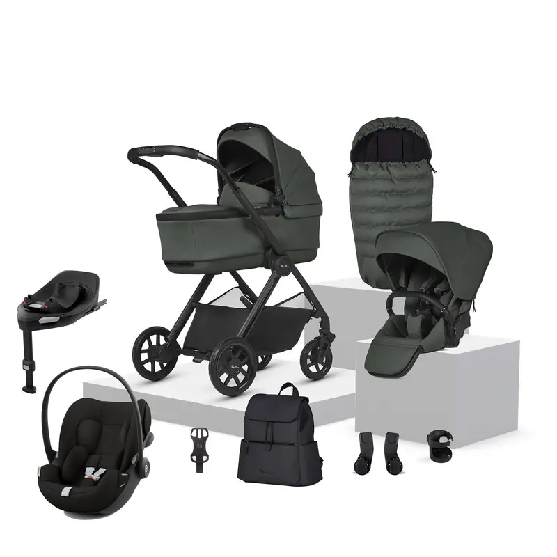 Silver Cross Reef 2 Cybex Travel System In Pewter 1