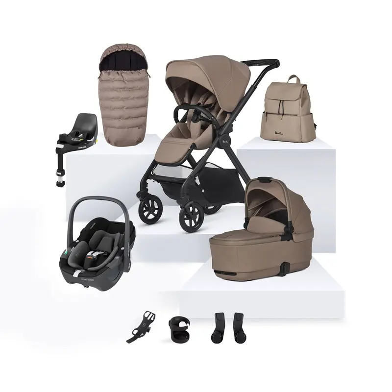 Silver Cross Reef 2 Maxi-Cosi Travel System In Mocha 1