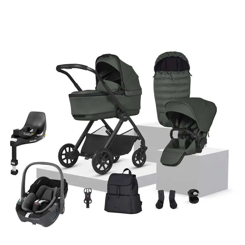 Silver Cross Reef 2 Maxi-Cosi Travel System In Pewter 1