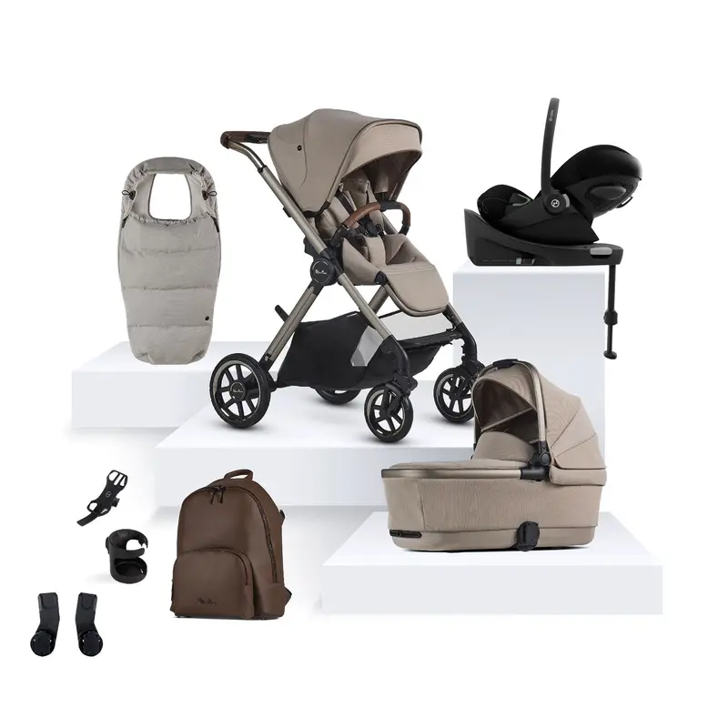 Silver Cross Reef 2 Special Edition Cybex Travel System In Frappe 2