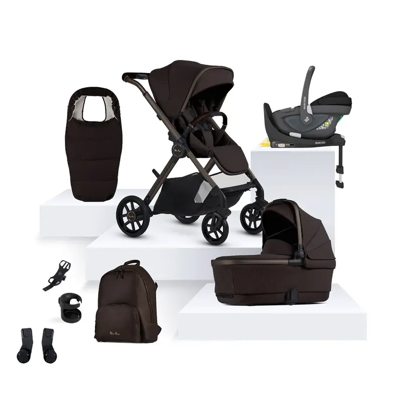 Silver Cross Reef 2 Special Edition Maxi-Cosi Travel System In Ganache 1