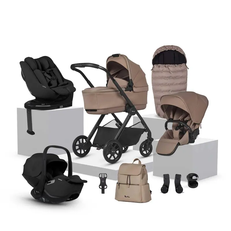 Silver Cross Reef 2 Ultimate Family 360 Bundle In Mocha 1