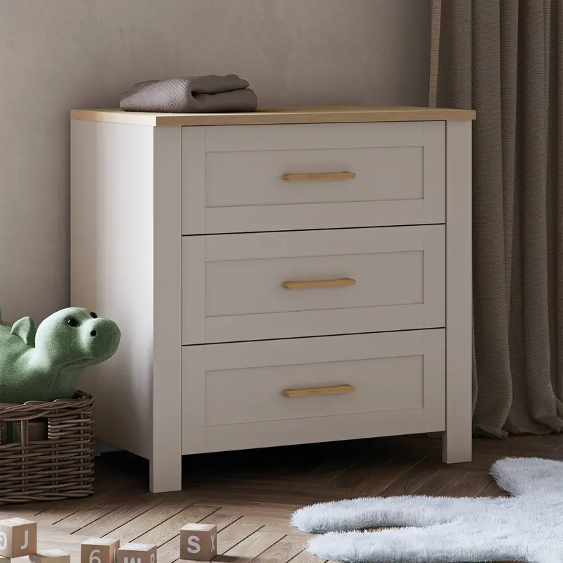 Silver Cross Seville Dresser In Cashmere Oak 1