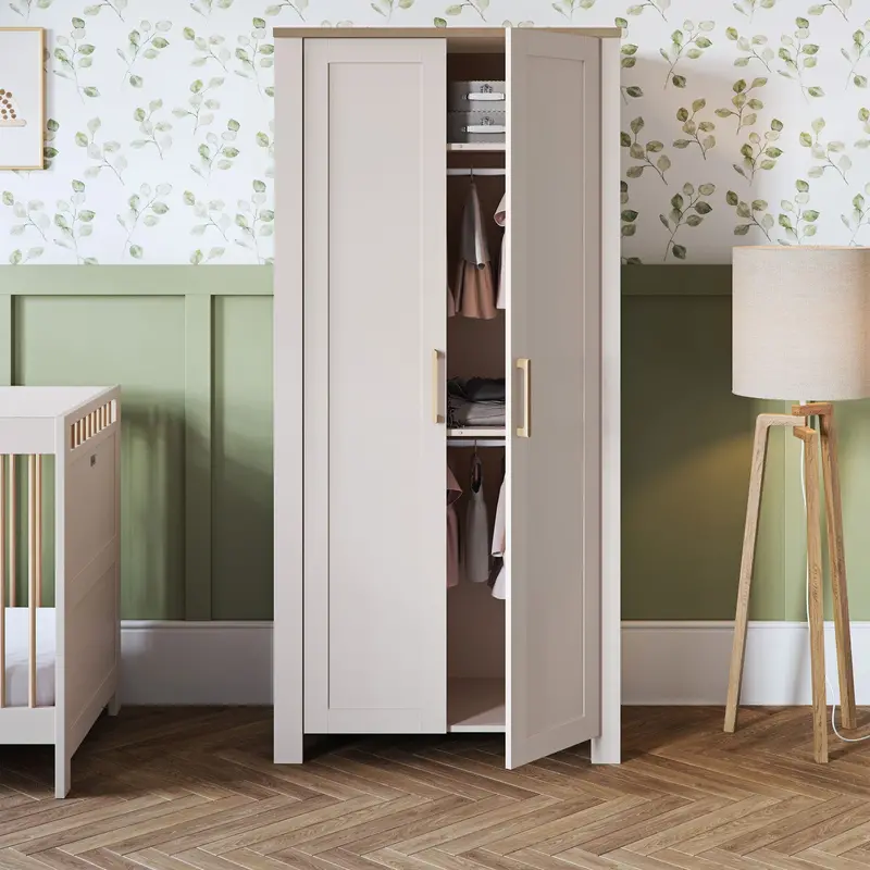 Silver Cross Seville Wardrobe In Cashmere Oak 1