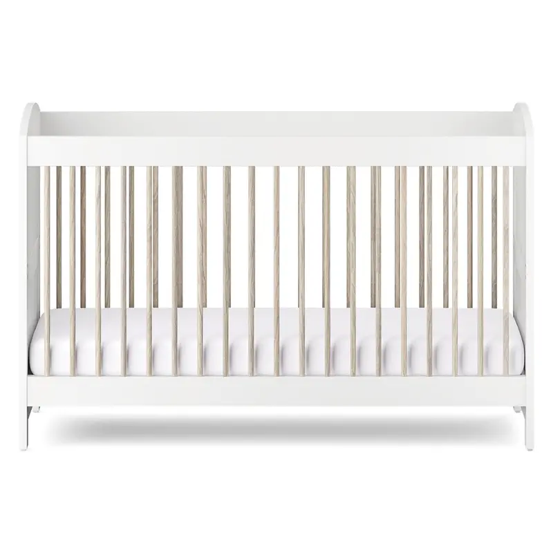 Silver Cross Valencia Cot Bed In White Ash 1