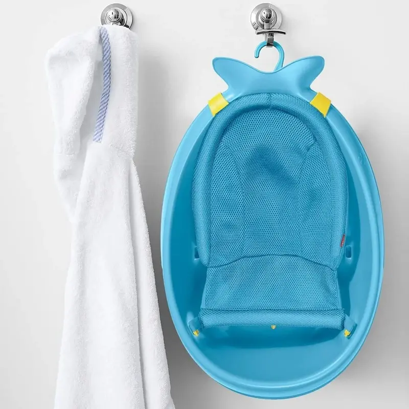 Skip Hop Moby Smart Sling 3-Stage Baby Bath Tub - Blue 2