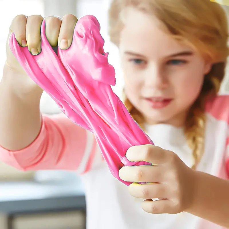 Slime, Aroma Frutal, Color Rosa 2