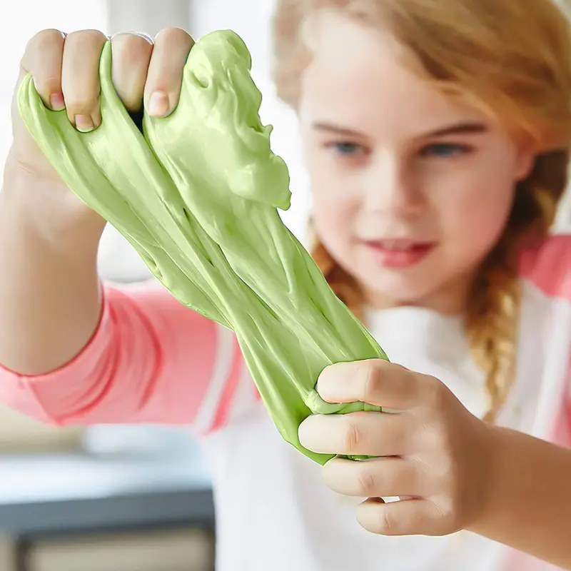 Slime, Aroma Frutal, Color Verde 2