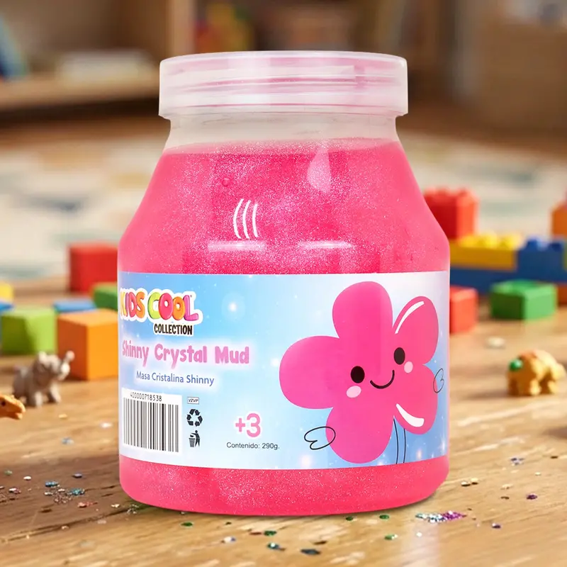 Slime Brillante, Color Rosa, 290 Gr 1