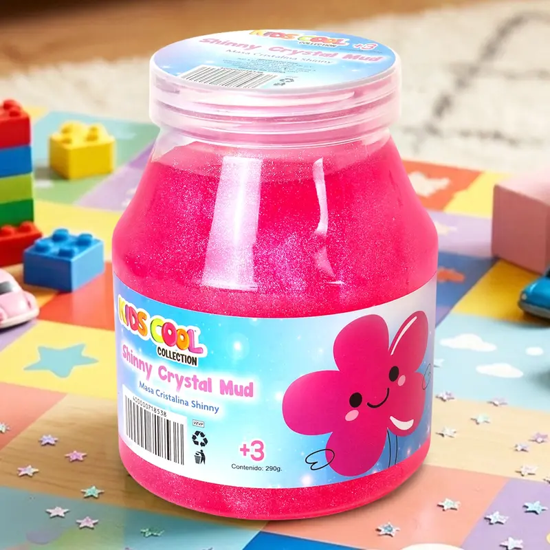 Slime Brillante, Color Rosa, 290 Gr 2