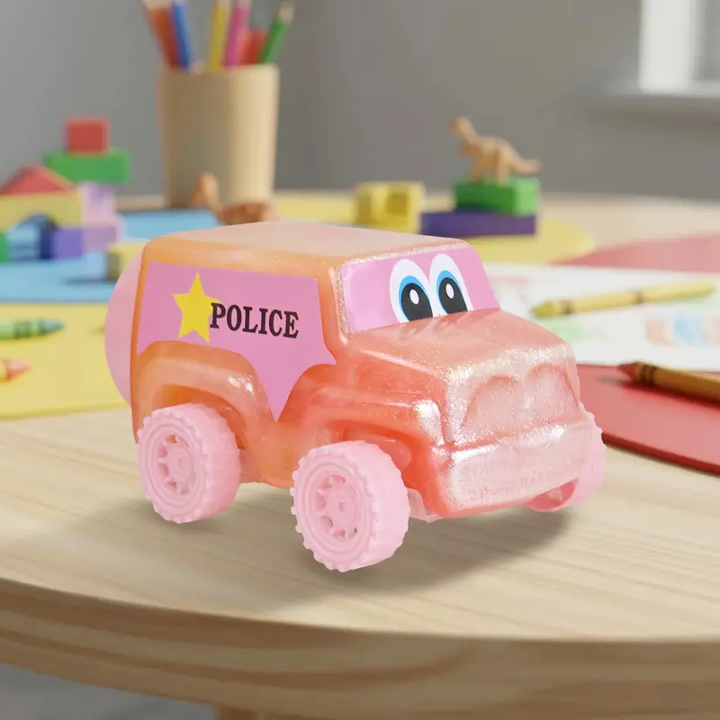 Slime, Carrito, Color Rosa 1