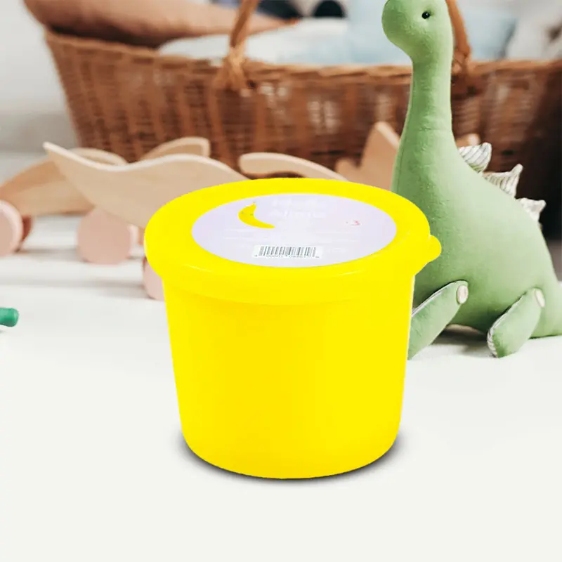 Slime Color Amarillo Con Confeti Metálico 80G 2