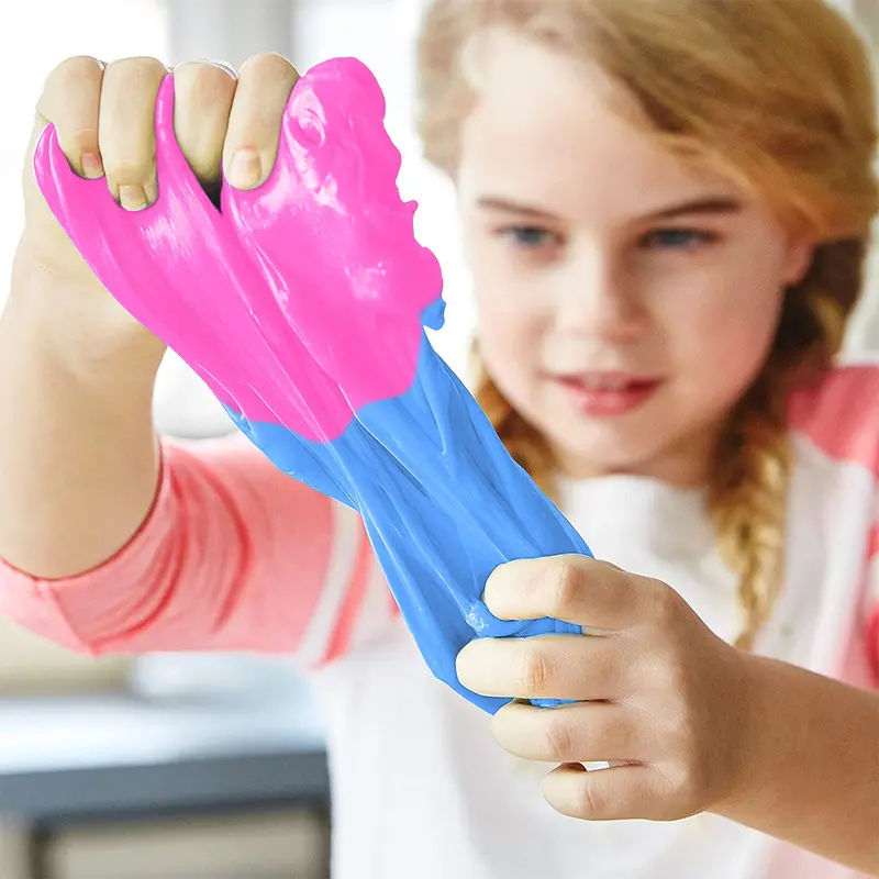 Slime, Color Rosa Y Azul 1