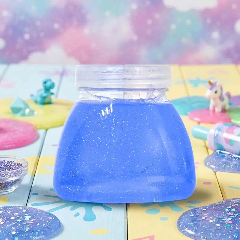 Slime Con Glitter, Color Azul, 260 Gr 1