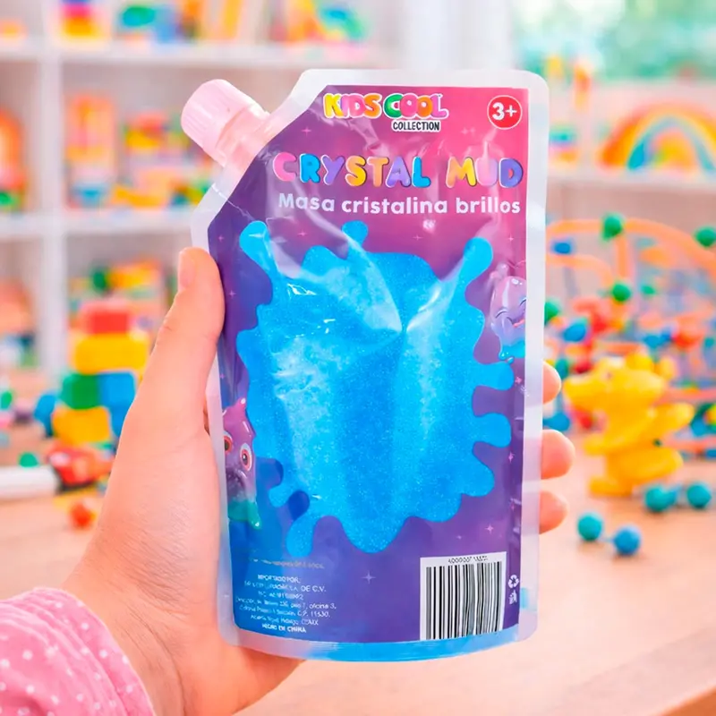 Slime Con Glitter, Color Azul, 500 Gr 1