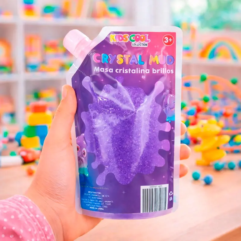 Slime Con Glitter, Color Morado, 500 Gr 1