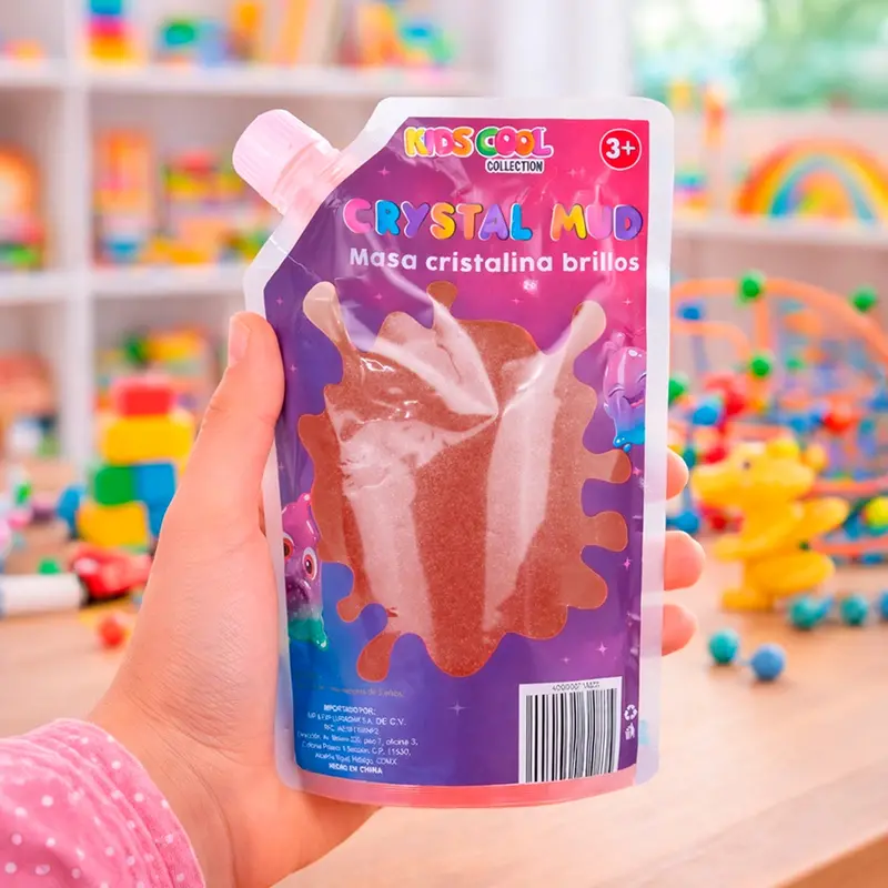 Slime Con Glitter, Color Rosa, 500 Gr 1