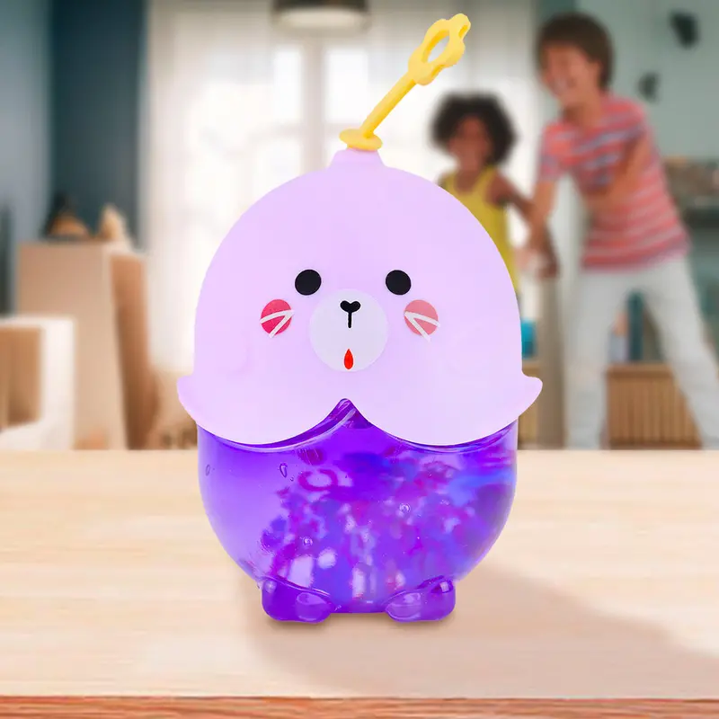 Slime Cristalino, Color Morado 1
