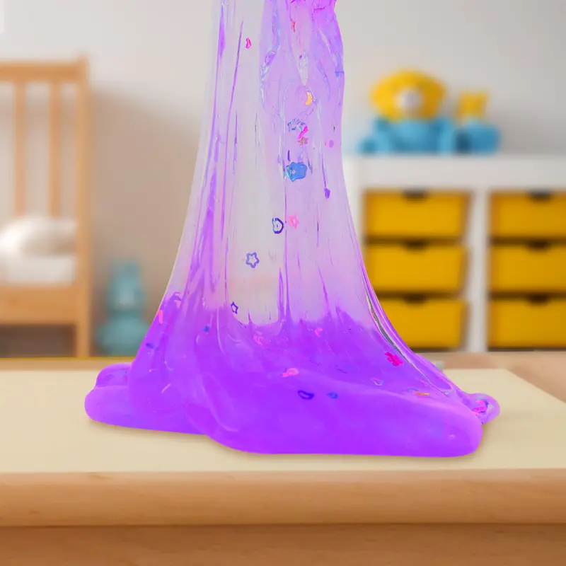 Slime Cristalino, Color Morado 2