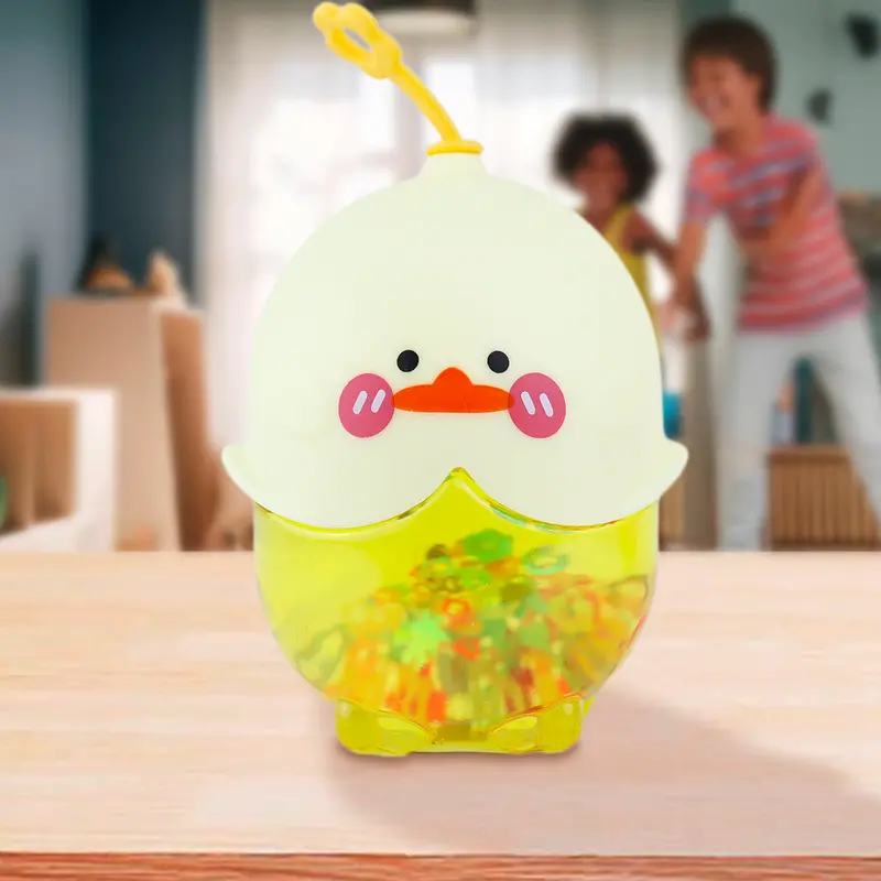 Slime Cristalino, Envase Pato, Color Amarillo 1