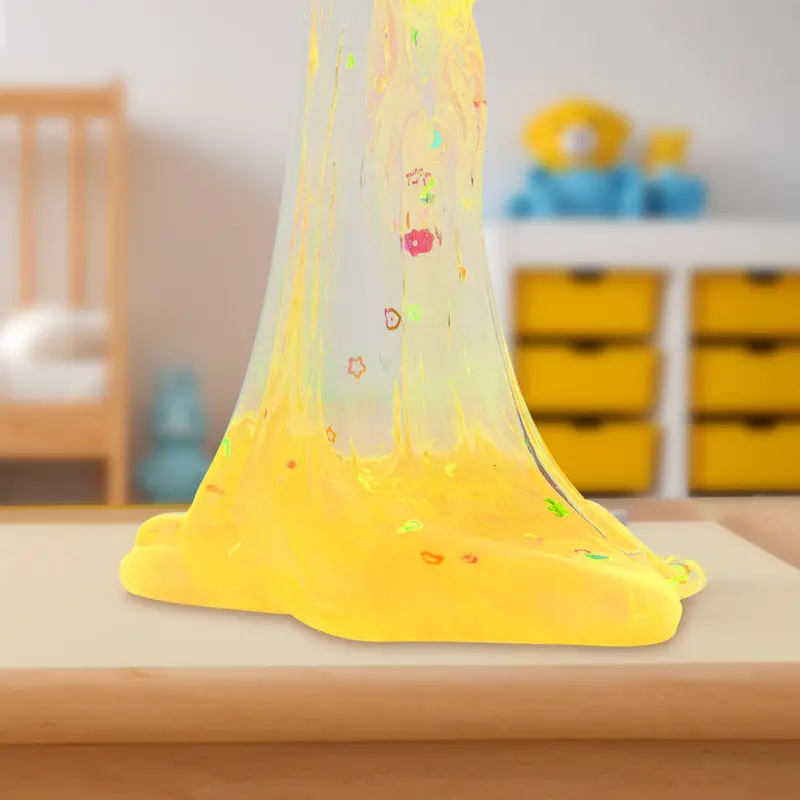 Slime Cristalino, Envase Pato, Color Amarillo 2