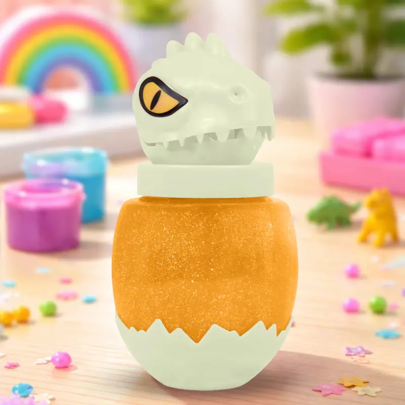 Slime, Dinosaurio, Color Amarillo, 290 Gr 2