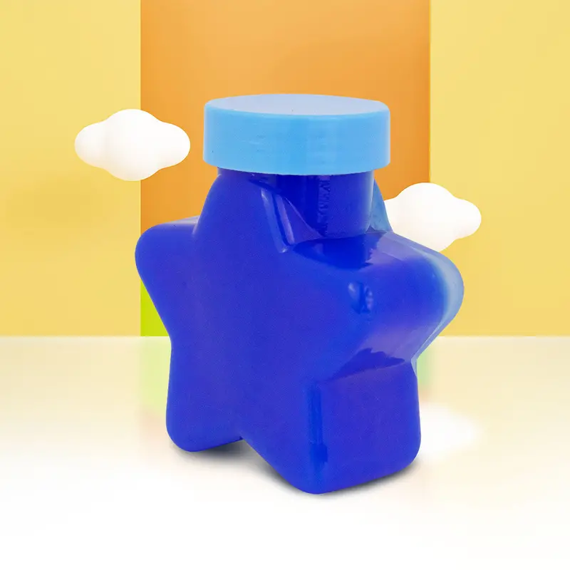 Slime Estrella Color Azul Rey 100 Gr. 2