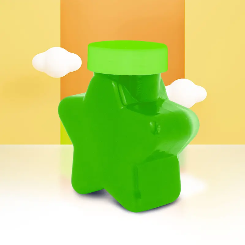 Slime Estrella Color Verde 100 Gr. 2