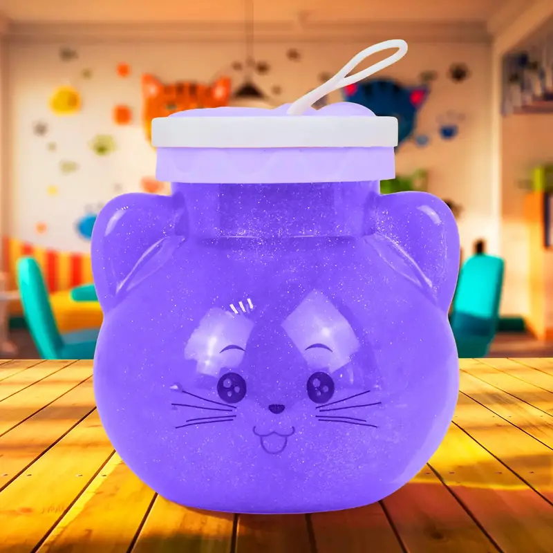 Slime, Gatito, Color Morado, 320 Gr 2
