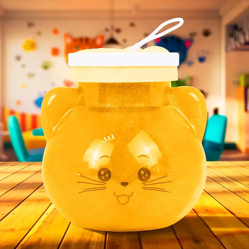 Slime, Gatito, Color Naranja, 320 Gr 2