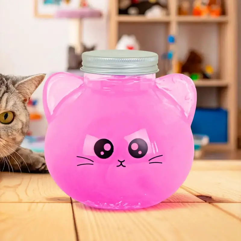 Slime, Gatito, Color Rosa 2