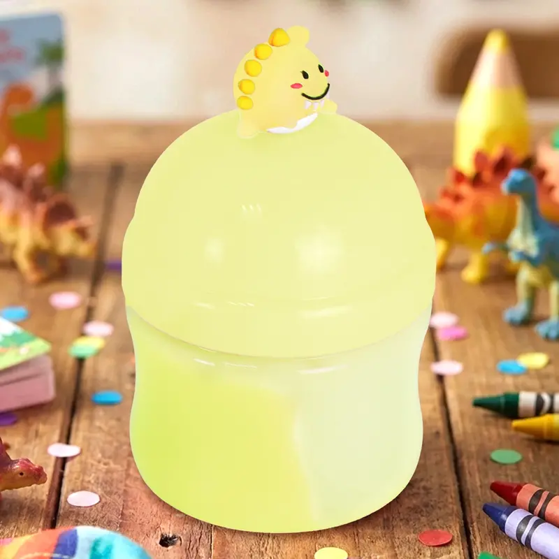 Slime, Mini Dino, Color Amarillo, 190 Gr 2