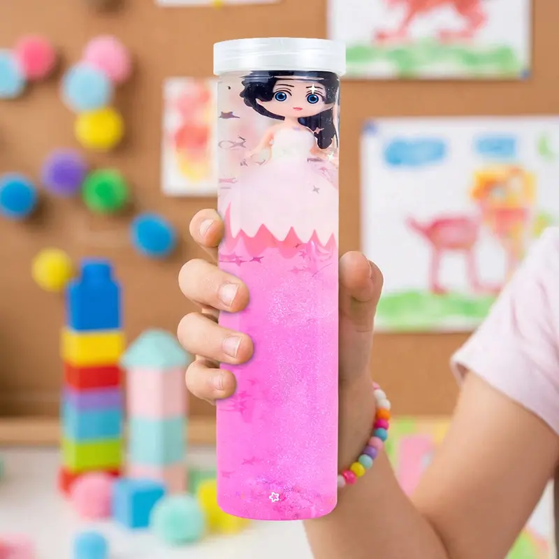 Slime Rosa Con Muñeca, Color Blanco, 350 Gr 2