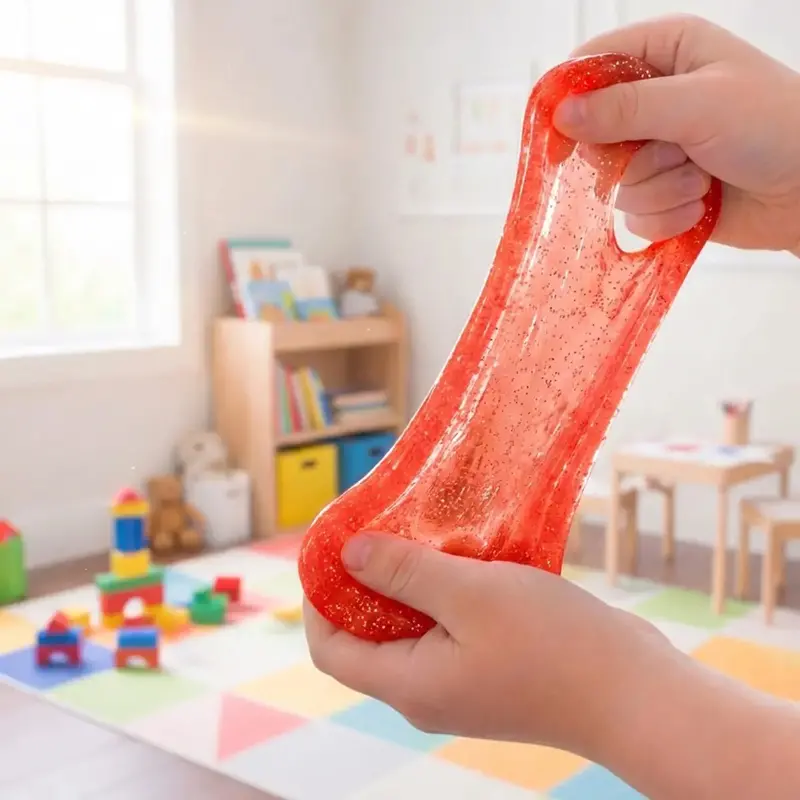 Slime, Tubo, Color Rojo, 400 Gr 1