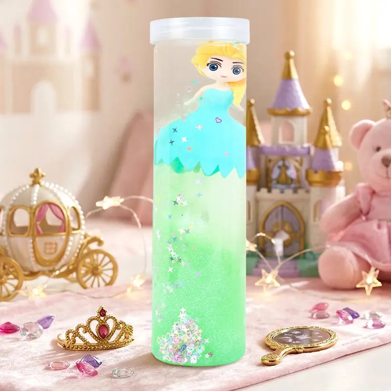 Slime Verde Con Muñeca, Color Aqua, 350 Gr 1