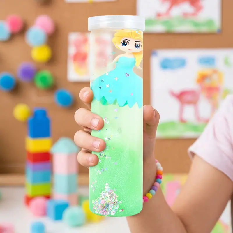 Slime Verde Con Muñeca, Color Aqua, 350 Gr 2