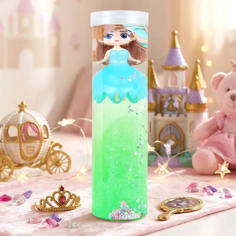 Slime Verde Con Muñeca, Color Azul, 350 Gr 1