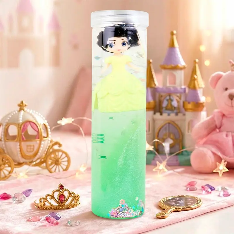 Slime Verde Con Muñeca, Glitter, 350 Gr 1