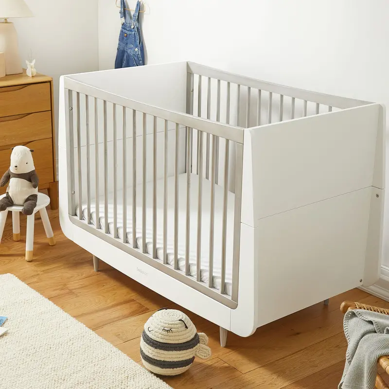 Snüzkot Skandi Cot Bed In Silver Birch 2