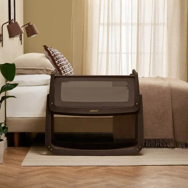 Snuzpod 5 Bedside Crib In Chocolate 1
