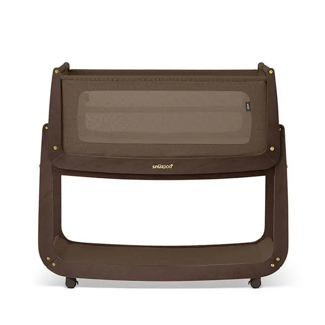 Snuzpod 5 Bedside Crib In Chocolate 1