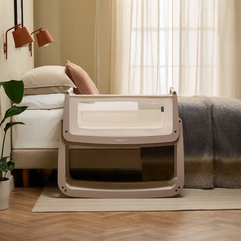 Snuzpod 5 Bedside Crib In Mocha 1