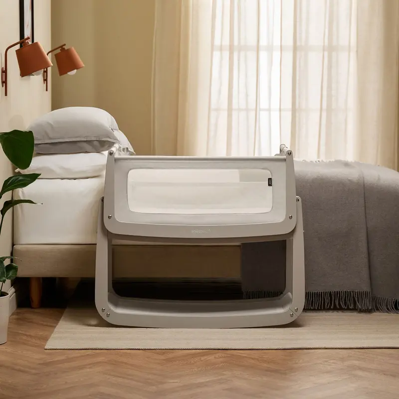 Snuzpod 5 Bedside Crib In Pebble 1