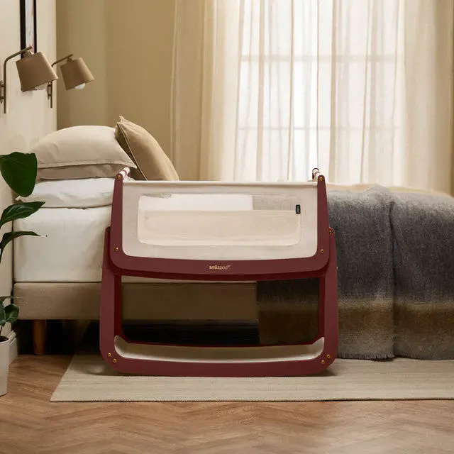 Snuzpod 5 Bedside Crib In Rouge 1